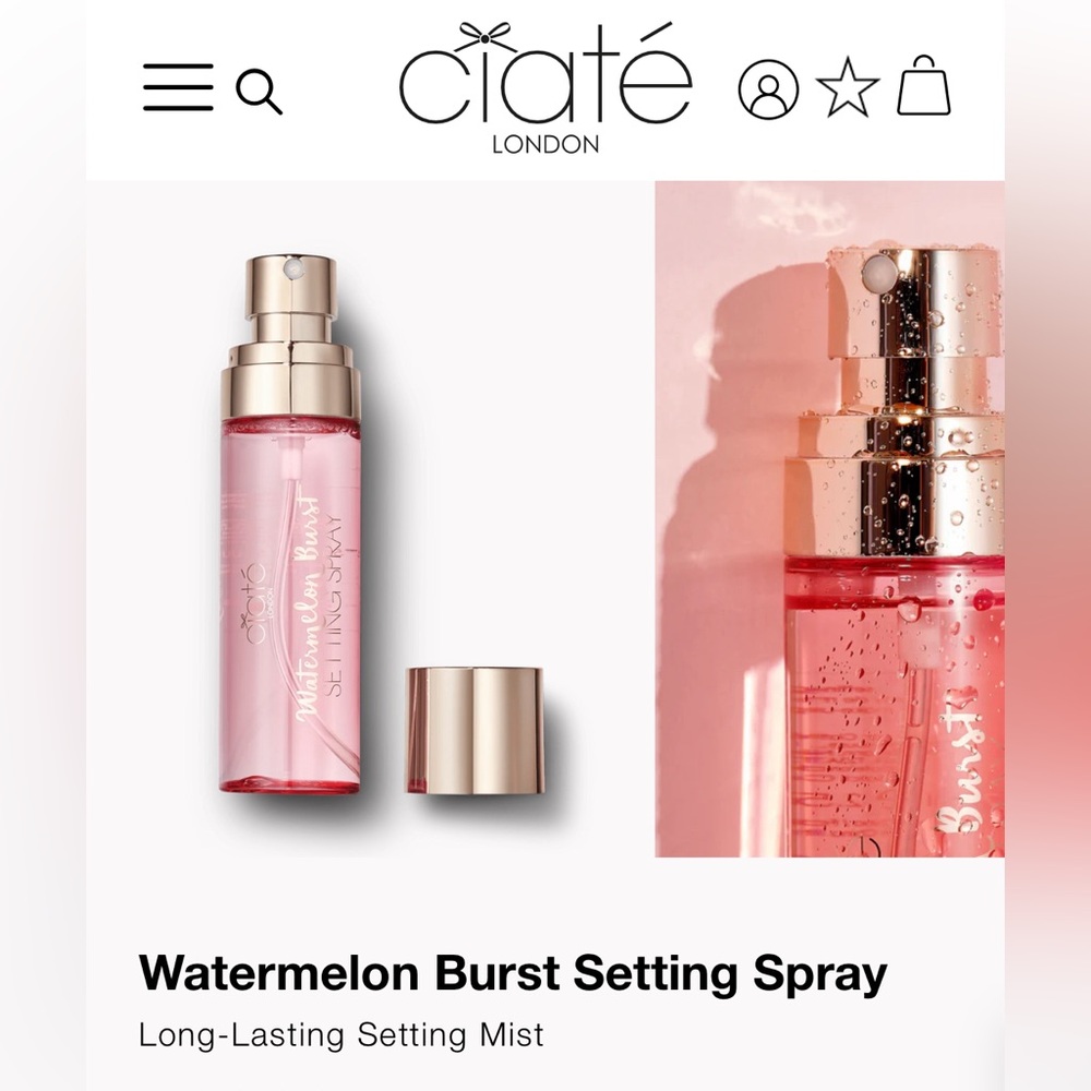 Ciate London Watermelon Burst Setting Spray